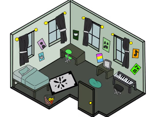 Isometric Room Design