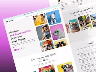 BarcView - Pet Accessories | Landing Page