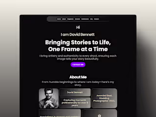 OpticEdge - Photography Portfolio Website