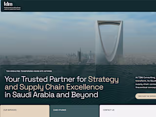 tdm - Strategy & supply chain consulting