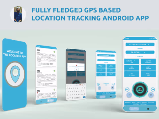 FULLY FLEDGED GPS BASED
LOCATION TRACKING ANDROID APP