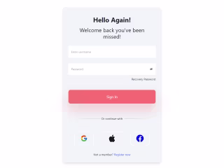 Login Screen