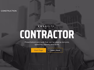I will build websites for contractors, construction, roofing, h…