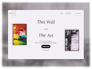 Art Wall | Hero Section