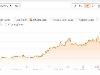 Planoly Organic Traffic Increase