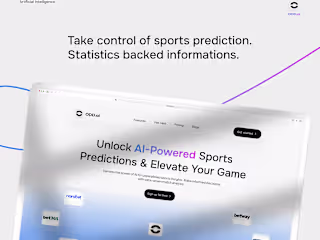 Odd.ai - Sport Prediction Artificial Intelligence :: Behance