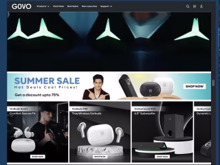 Ecommerce website for German music hardware