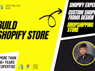 develop shopify dropshipping store or shopify website design