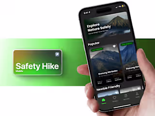 Safety Hike | Travel Mobile App | UI/UX Design