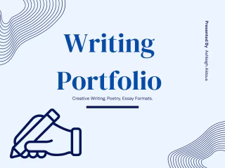 Compelling Writing Portfolio showcasing Versatility