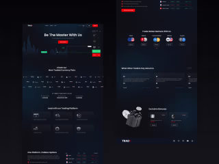 Tradex: Trading Web App - Figma UX/UI 