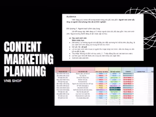 Content Marketing Planning for Badminton Shop