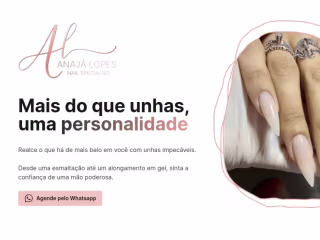 Anajá Lopes - Landing Page