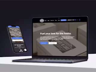 eCommerce Redesign for Sports Card Subscriptions