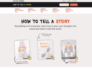 The Tiny Wisdom: Webflow Website Design and Development