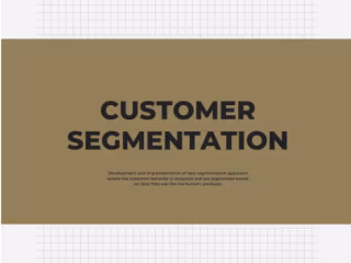 Customer Segmentation 