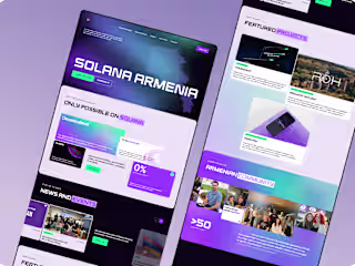 Solana Armenia Website