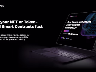Landing Page ReDesign for Smart Contract Development Agency