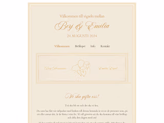 Wedding Website of Berj & Emilia
