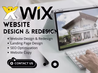 I will wix website design redesign wix website wix website