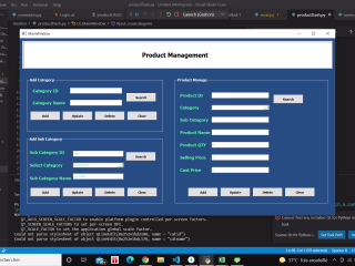 Desktop Application for sales management