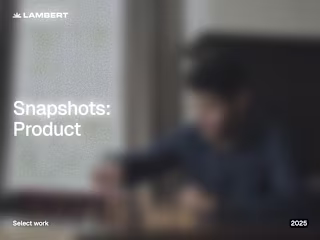 Snapshots: Product