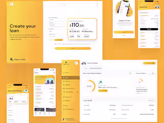 Pigeon Loans — Application UX Flow & UI Redesign