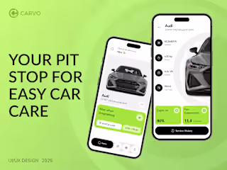 Carvo – Auto Service App Concept