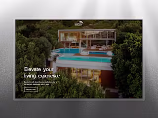 Luxury real estate template Santoni