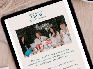Email Newsletter Design | The Ambitious Female