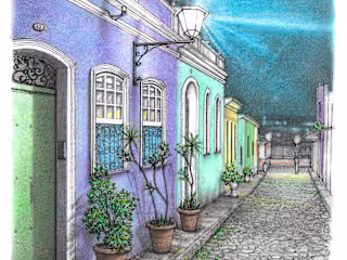 Landscape illustration service - Salvador BA