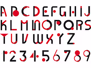 Metro Station Typeface 