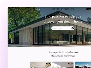 Velaris: Elevating Real Estate Experiences built with Framer