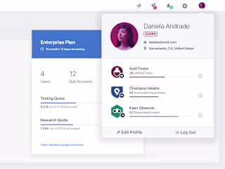 VWO Profile Dropdown