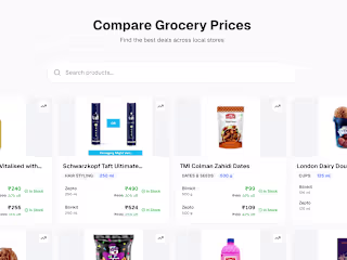 Grocery Price Comparison Web App