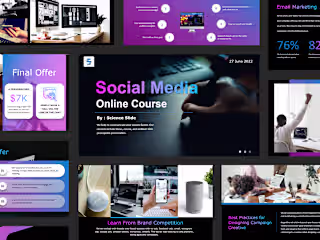 Online Course Design for Science Slide Client