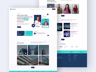 Consulting Website Landing Page Design :: Behance