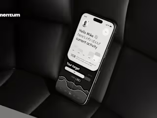 Momentum - Brand Identity & App UX UI design