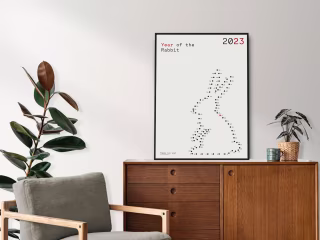 Year of the rabbit Poster