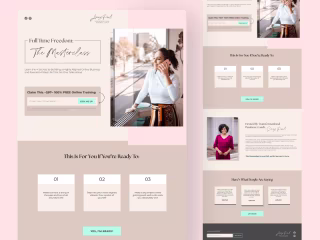 Mindset Coach Landing Page