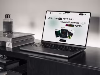 NFT Marketplace Landing page- Webswite Design :: Behance