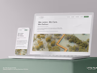 Wix Web Design for Harmony Succession Partners🌳
