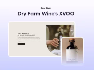 Dry Farm Wine’s XVOO Shopify Store