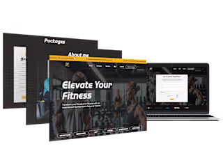 Fitness Brand Custom Webflow Design