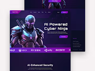 Cyber security Website Design