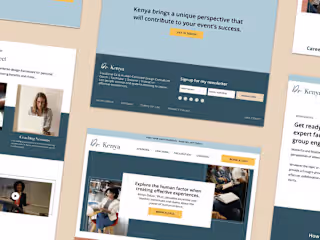 Dr. Kenya Oduor LearnWorlds Website Design