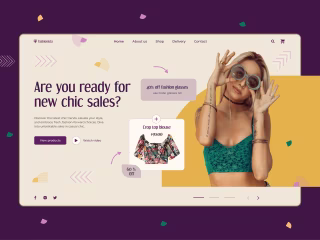 Fashionista | Memphis design first-screen
