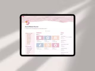 Workspace Bloom | Social Media Planner
