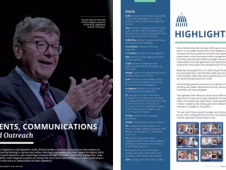 National Conference of State Legislatures Annual Report Design