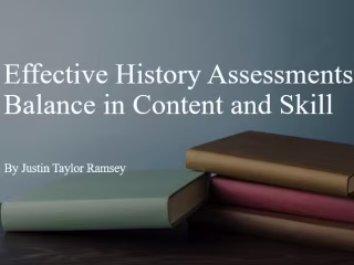 Literature Review for Educational Assessments